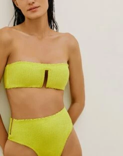 Scales Sandy Bandeau Top - Wasabi -Swimwear Sales SCALESSANDYBANDEAUTOP DETAIL