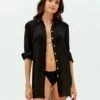 Mila Blouse Cover Up - Black 1 Mila Blouse Cover Up - Black -Swimwear Sales SEM REF 16 2