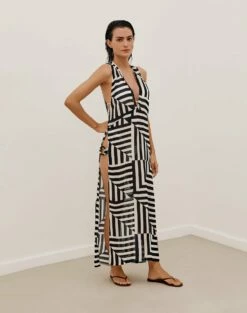 Sully Long Cover Up - Geo -Swimwear Sales SULLYLONGCOVERUP FRONT ae498725 d092 42d7 ab78 248136be9e05