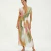 Sasha Long Cover Up - Duala -Swimwear Sales SashaLongCoverUp front