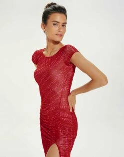 Suzi Midi Dress - Malika -Swimwear Sales SuziMidiDress detail