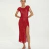Suzi Midi Dress - Malika -Swimwear Sales SuziMidiDress front