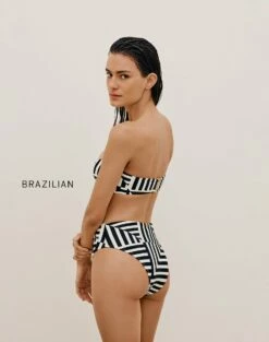 Tisa Bandeau Top - Geo -Swimwear Sales TISABANDEAUTOP BACK BR 1