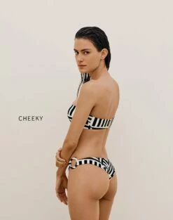 Tisa Detail Bottom - Geo 15 Tisa Detail Bottom - Geo -Swimwear Sales TISADETAILBOTTOM BACK CHEEKY
