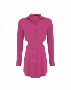 Twiggy Short Cover Up - Bubblegum 12 Twiggy Short Cover Up - Bubblegum -Swimwear Sales TWIGGYSHORTCOVERUP FLAT