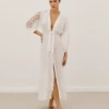 Knot Long Caftan - Off White -Swimwear Sales VC236012 003 2 vitrine