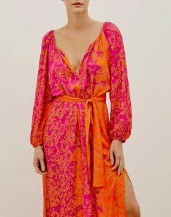 Vicky Long Caftan (final Sale) - Allena -Swimwear Sales VC236037 COR 3