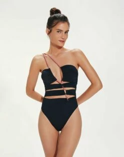 Zaila One Piece - Black -Swimwear Sales ZailaOnePiece front eac6f558 b6bb 4e83 9471 545c9de93478