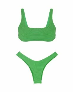 Kayla Zuri Top - Cactus -Swimwear Sales ZuriTop flat 1