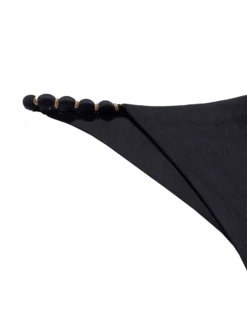 Beads Bottom - Black -Swimwear Sales black beads btm flat detail 1