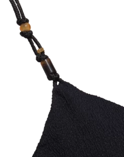 Firenze Kira Flora Top - Black -Swimwear Sales black firenze flora kira top flat detail 1