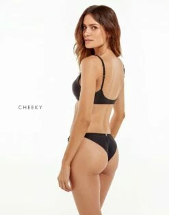 Beads Bottom - Black -Swimwear Sales black luli beads bikini cheeky 1