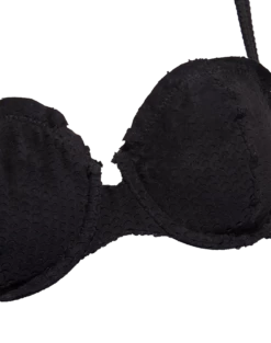 Scales Nissi Top - Black -Swimwear Sales black scales nissi top flat detail 1