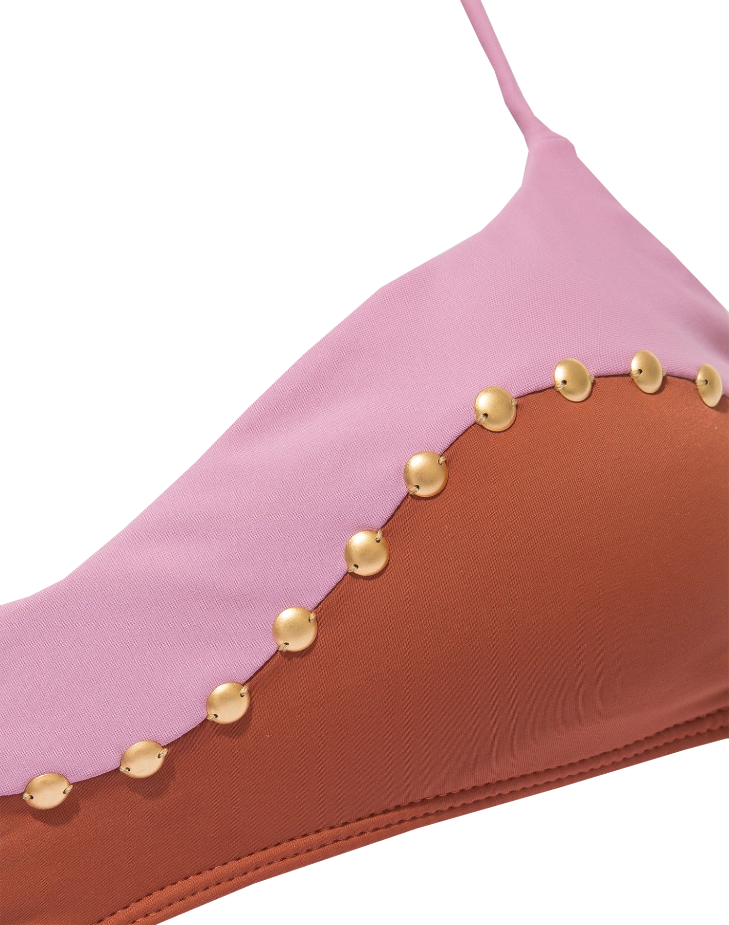 Laila Block Top - Pistachio Camel 9 Laila Block Top - Pistachio Camel - Image 7