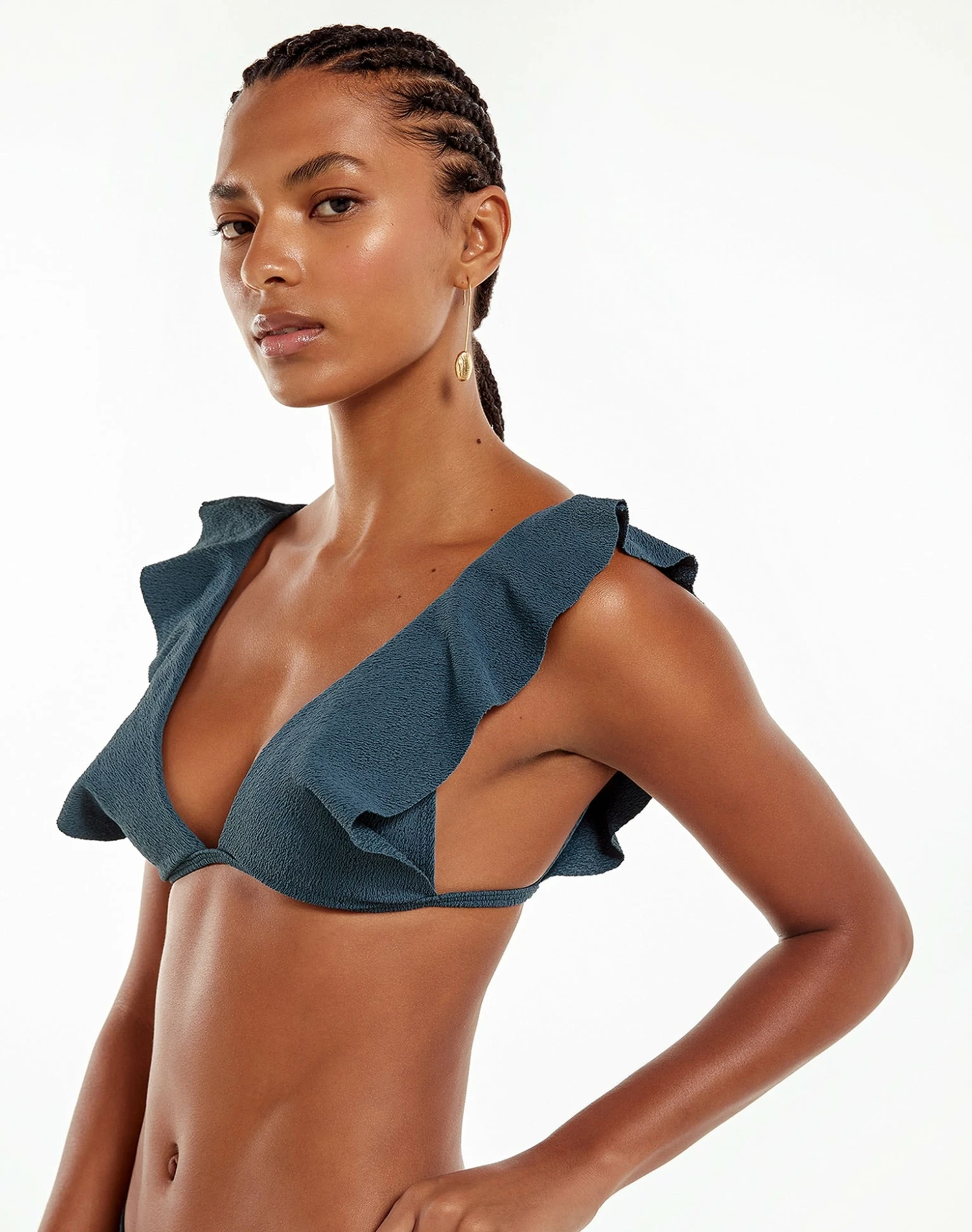 Firenze Liz Top - Blue Grey 8 Firenze Liz Top - Blue Grey - Image 6