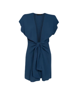 Sasha Short Cover Up - Blue Grey -Swimwear Sales blue gray sasha coverup flat