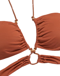 Kendra Gi Top - Camel -Swimwear Sales camel gi top flat detail