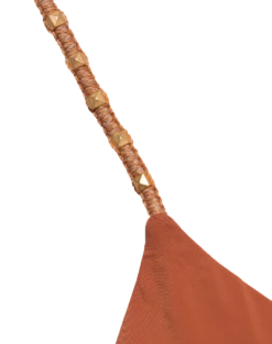 Kendra Tri Top - Camel 14 Kendra Tri Top - Camel -Swimwear Sales camel kendra top flat detail 1