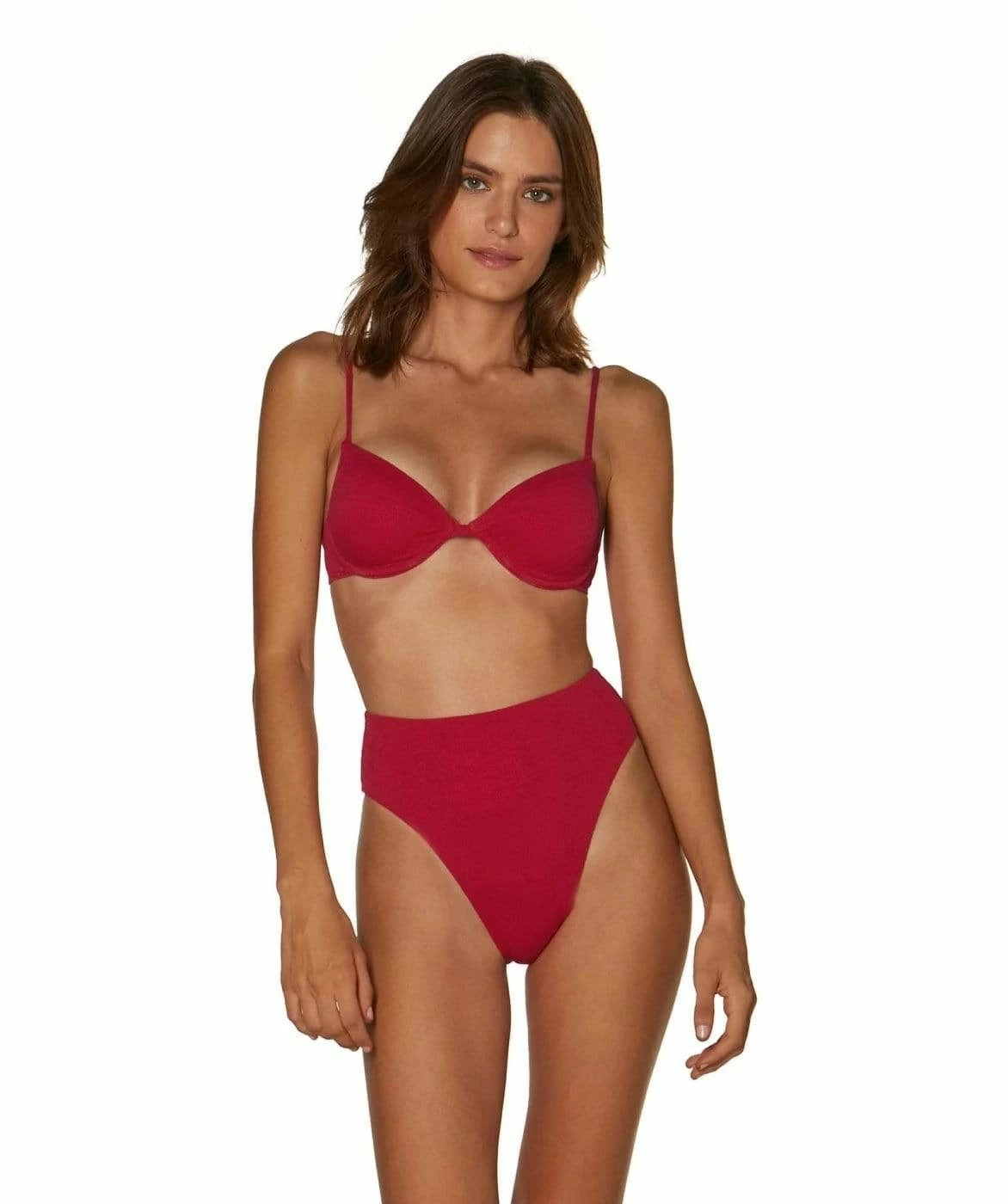 Firenze Gigi Hot Pant Bottom - Cherry 4 Firenze Gigi Hot Pant Bottom - Cherry - Image 2