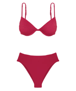 Firenze Gigi Hot Pant Bottom - Cherry 18 Firenze Gigi Hot Pant Bottom - Cherry -Swimwear Sales cherry firenze lais top hot pant flat 1