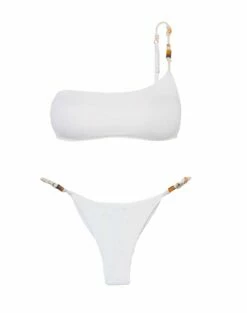 Firenze Flora Detail Bottom - White -Swimwear Sales flora detail bottom 1 1