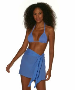 Ana Mini Skirt - Periwinkle 9 Ana Mini Skirt - Periwinkle -Swimwear Sales periwinkle ana mini pareo