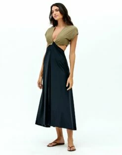 Loop Midi Cover Up - Pistachio -Swimwear Sales pistachio loop coverup