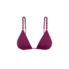 Beads Tri Parallel Top (final Sale) - Plum -Swimwear Sales plum beads top flat