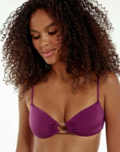Erin Chain Top (final Sale) - Plum -Swimwear Sales plum erin chain top drape btm 2 2716c3c4 9078 48ec 963d a2606cefc662