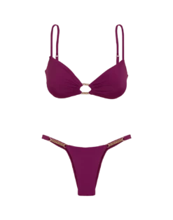 Ingrid Bottom (final Sale) - Plum -Swimwear Sales plum erin chain top ingrid btm flat