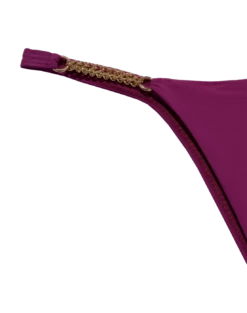 Ingrid Bottom (final Sale) - Plum 12 Ingrid Bottom (final Sale) - Plum -Swimwear Sales plum ingrid btm flat detail 1