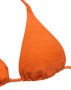 Kayla Celly Tri Top - Tangerine -Swimwear Sales tangarine celly top flat detail