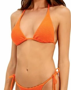 Kayla Tie Side Bottom - Tangerine -Swimwear Sales tangarine kayla celly tri top tie side btm 2 5bcd4225 a870 4821 ad0a e75d2cb258a5