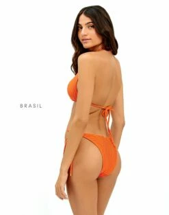Kayla Celly Tri Top - Tangerine 17 Kayla Celly Tri Top - Tangerine -Swimwear Sales tangarine kayla celly tri top tie side btm br 1