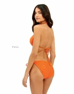 Kayla Celly Tri Top - Tangerine 18 Kayla Celly Tri Top - Tangerine -Swimwear Sales tangarine kayla celly tri top tie side btm full 1