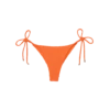 Kayla Tie Side Bottom - Tangerine 1 Kayla Tie Side Bottom - Tangerine -Swimwear Sales tangarine tie side btm flat