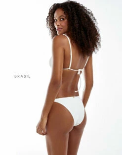 Firenze Beads Tri Parallel Top - White 16 Firenze Beads Tri Parallel Top - White -Swimwear Sales white firenze beads bikini br 1