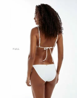 Firenze Beads Tri Parallel Top - White -Swimwear Sales white firenze beads bikini full