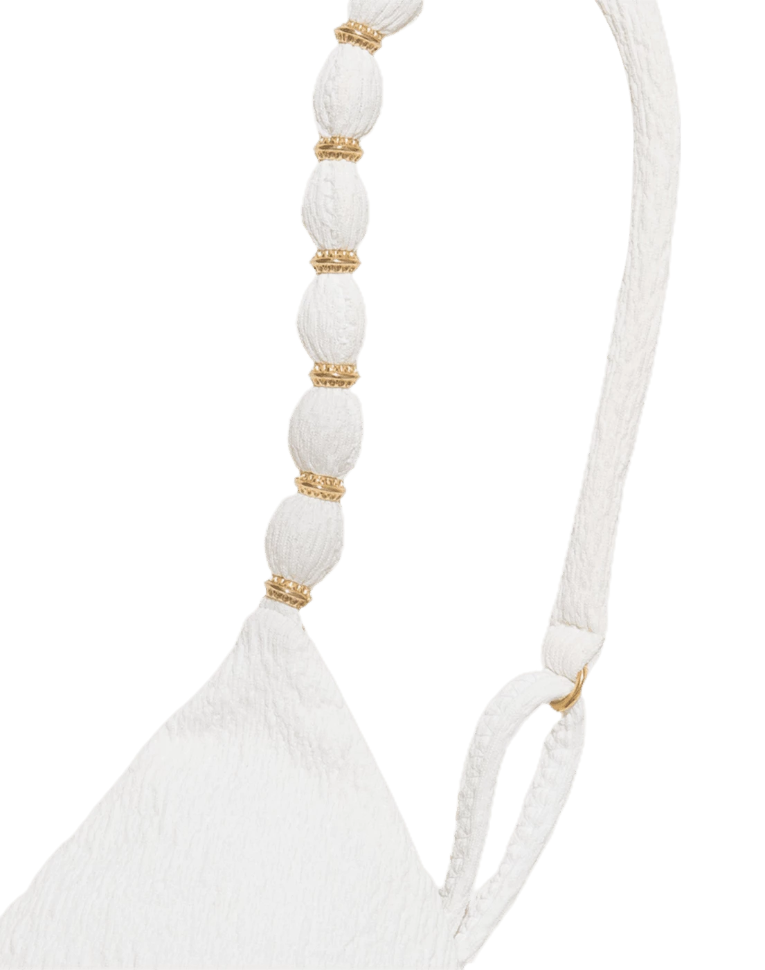 Firenze Beads Tri Parallel Top - White 11 Firenze Beads Tri Parallel Top - White - Image 9