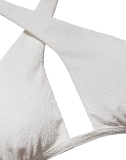 Firenze Noemie Top - White -Swimwear Sales white firenze noemie top flat detail 1