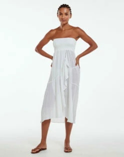 Grazi Cover Up - Off White -Swimwear Sales white grazi coverup 2