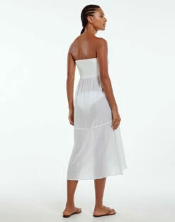Grazi Cover Up - Off White -Swimwear Sales white grazi coverup back 2